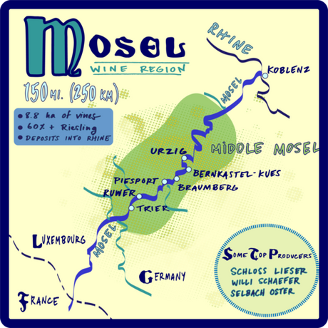 German Wine Maps