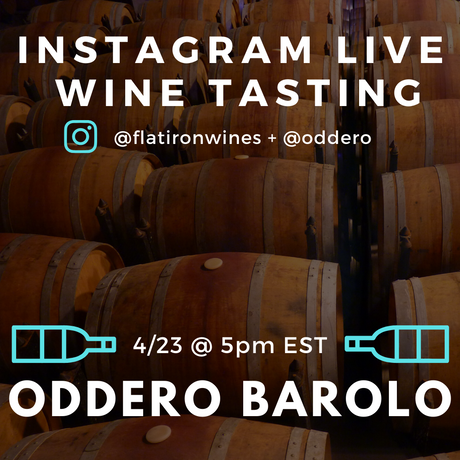 VIRTUAL TASTING: Oddero Barolo on Instagram Live!